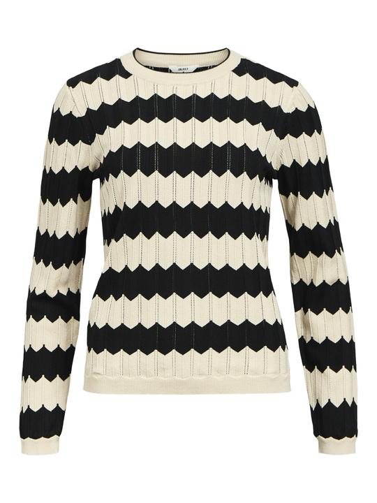Object Gestreifter Strickpullover (XS)