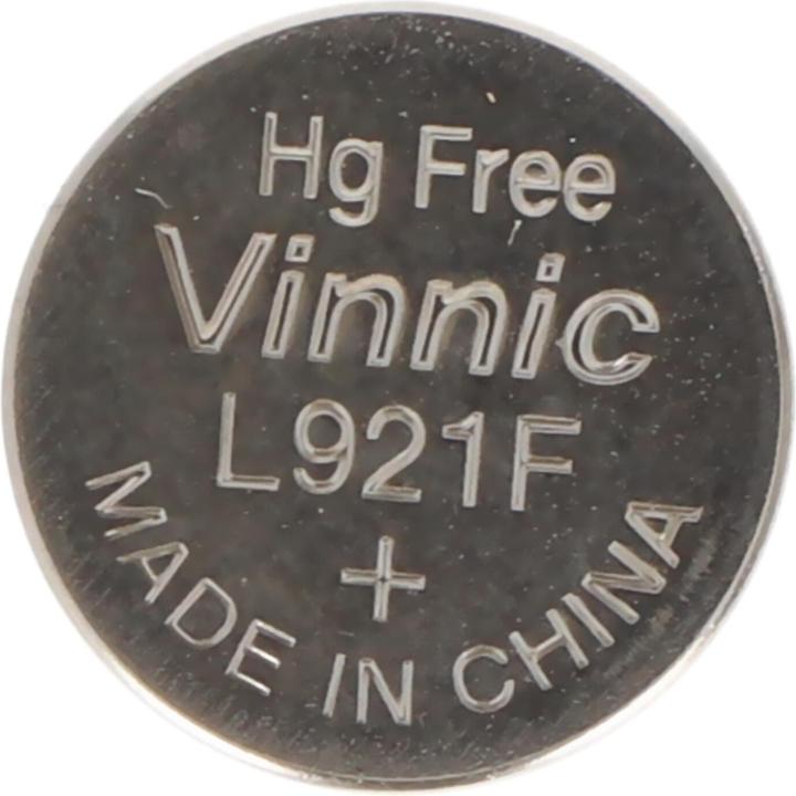 Image du produit Vinnic Pack de 10 piles AG6, LR921, LR69, V371, SR69, L912 F, L912F (10 pcs, SR69, 29 mAh)