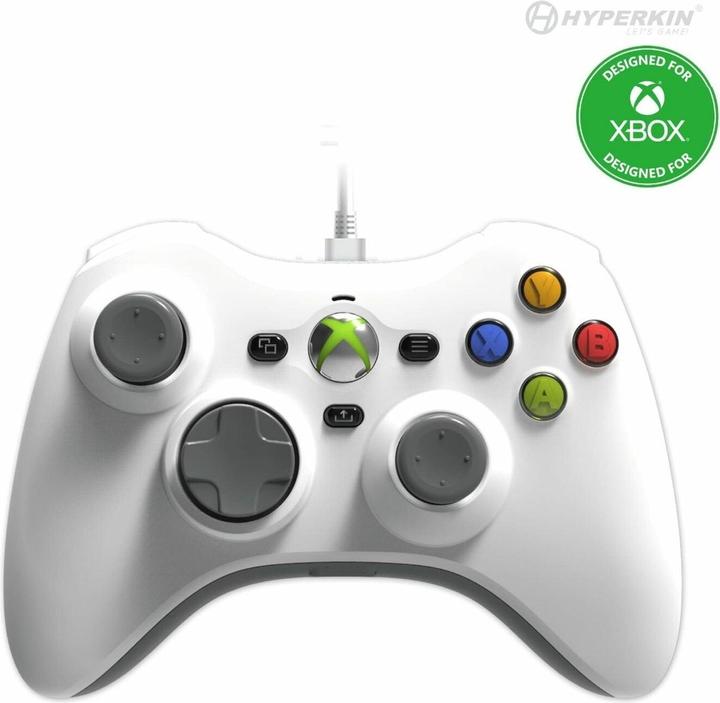 Actual product image Hyperkin XB Controller Xenon Wired white (Xbox Series S, Xbox One S, PC, Xbox One X, Xbox Series X)