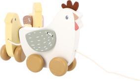 Actual product image Little Dutch Pull-along chicken Little Farm FSC