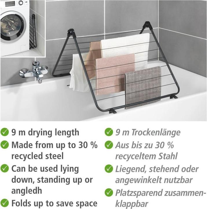 Produktbild Wenko Badewannenwäschetrockner (9 m)