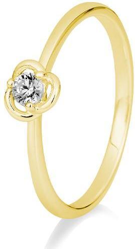 Produktbild Breuning RING - Rosen-Fassung mit Brillant (56, 750/18 K Gold)