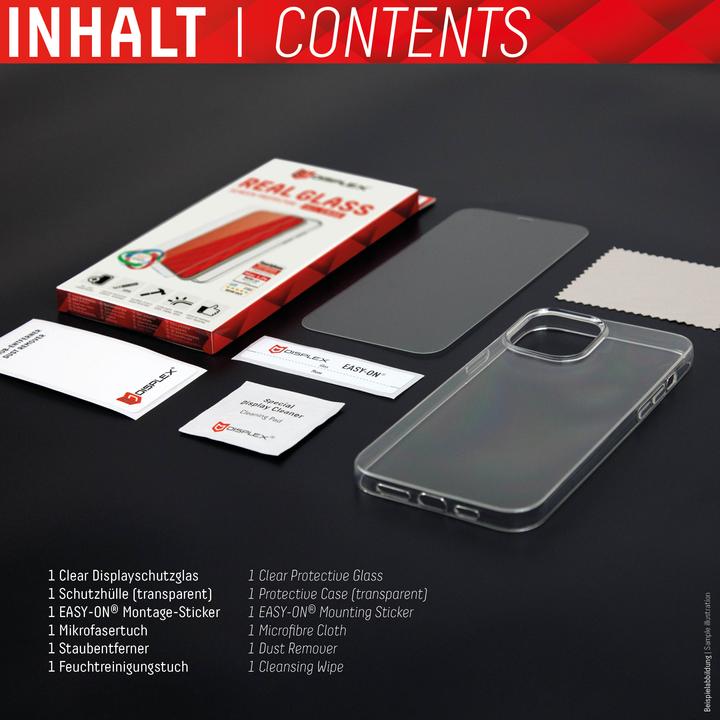 Produktbild Displex Real Glass, 2D Panzerglas + Handyhülle (1 Stück, Oppo A52, Samsung Galaxy A52 5G, Samsung Galaxy A52s 5G)