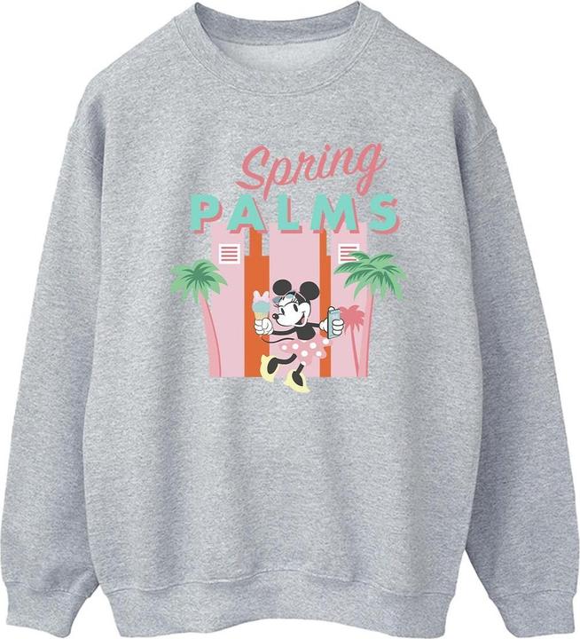 Actual product image Disney Mens Minnie Mouse Spring Palms Sweatshirt (S)