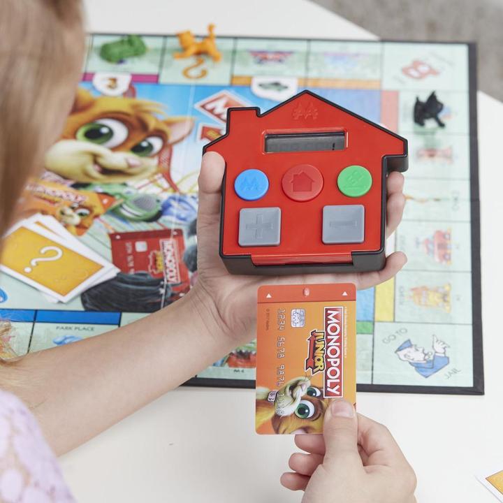 Actual product image Hasbro Monopoly Junior Electronic Banking (English, German)