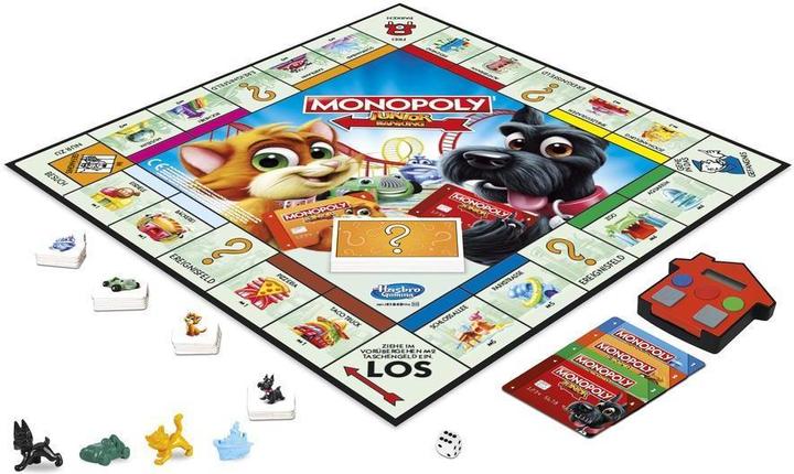 Actual product image Hasbro Monopoly Junior Electronic Banking (English, German)