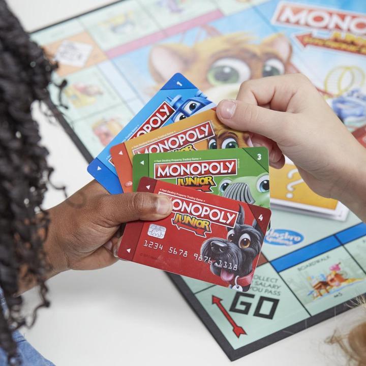Actual product image Hasbro Monopoly Junior Electronic Banking (English, German)