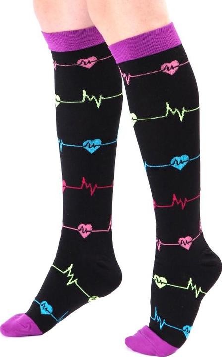 Actual product image JTI Knee-high unisex support socks - Pulse (Single pack, S, 34 - 40, 41 - 46)