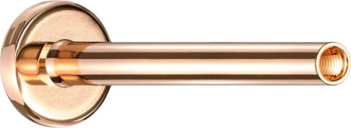 Star Piercing Micro Labret-Stab rosegold mit 0.8 mm Innengewinde (Titan G23)