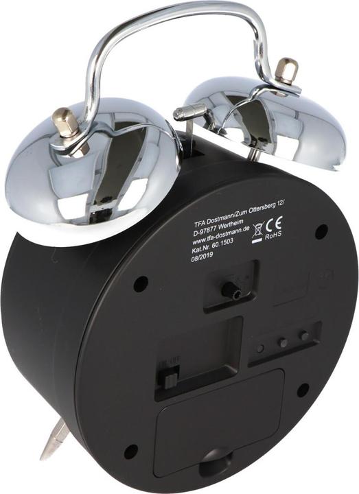 Produktbild AccuCell Wecker Nostalgisch gross, der Funkwecker mit Metallglocke