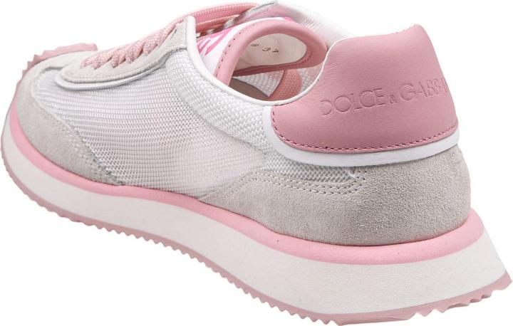Immagine prodotto Dolce & Gabbana dragon sneakers in mixed materials white and pink color (42)
