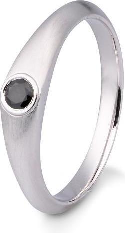 Image du produit Breuning BAGUE - BRILLANT 0,15 Ct. noir (62, Or 750/18 K)