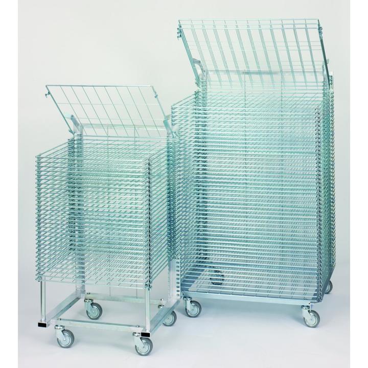 Actual product image Tschudi Büromaschinen Stack dryer / drying rack, size 90 x 136 cm, 25 / 50 trays 50 trays
