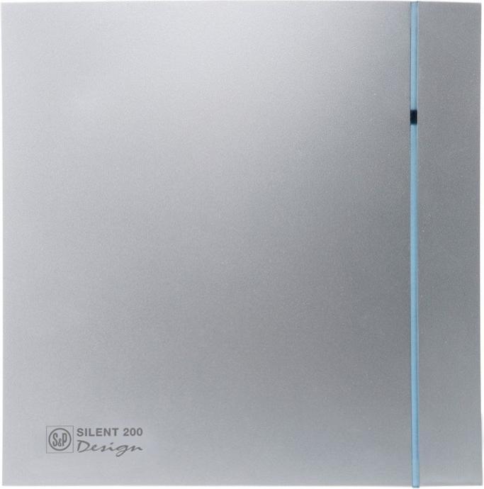 Image du produit Soler&Palau Ventilateur SILENT-200 CHZ SILVER DESIGN - 3C 5210606000