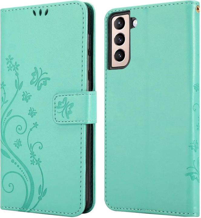Actual product image Cadorabo Flower Book cover (Samsung Galaxy S21 5G)