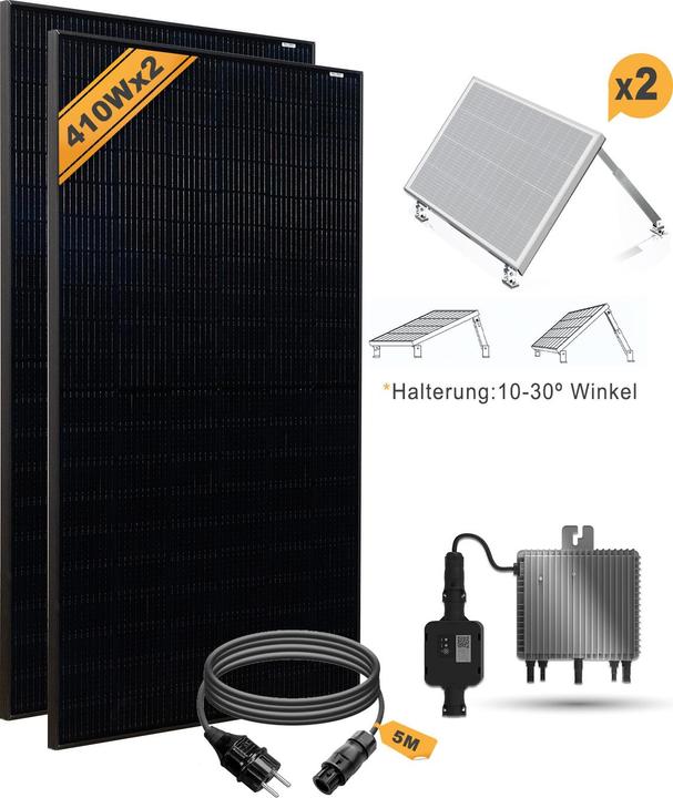 Produktbild Enjoy solar Balkonkraftwerk Set (820 W)