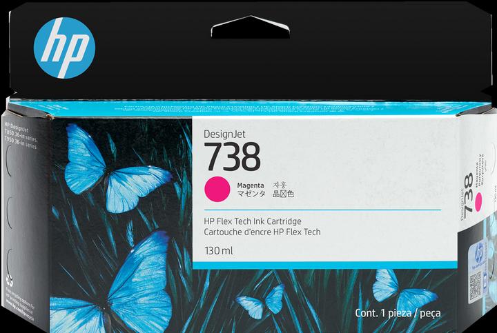 Immagine prodotto HP 738 130-ml Magenta DesignJet Ink Cartridge (M)