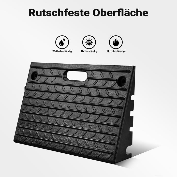 Immagine prodotto Wiltec Rampa per marciapiede in gomma 500x315x107mm rampa di accesso auto moto camion