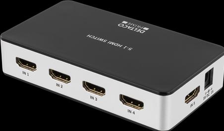 Image du produit Deltaco PRIME HDMI-7027 Commutateur vidéo/audio HDMI