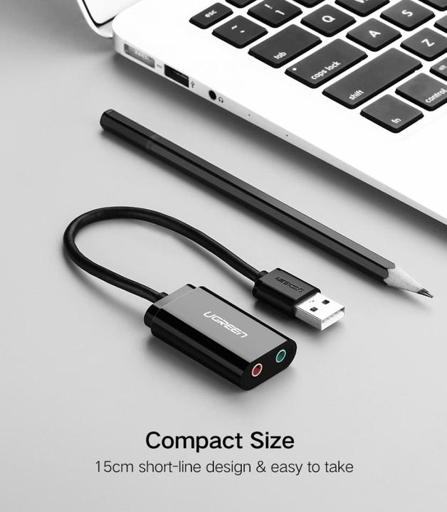 Immagine prodotto Ugreen Scheda audio USB esterna per cuffie, altoparlanti, auricolari (USB)
