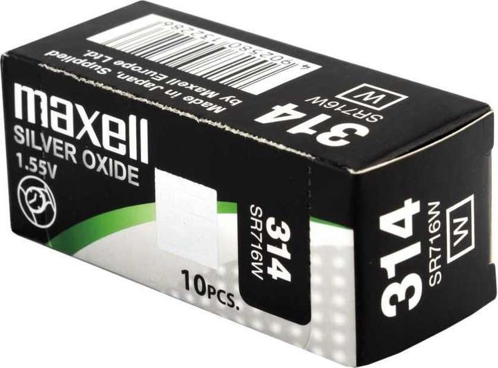 Immagine prodotto Maxell Pila a bottone SR716W 10 pezzi (10 pz., CR2025, 21 mAh)