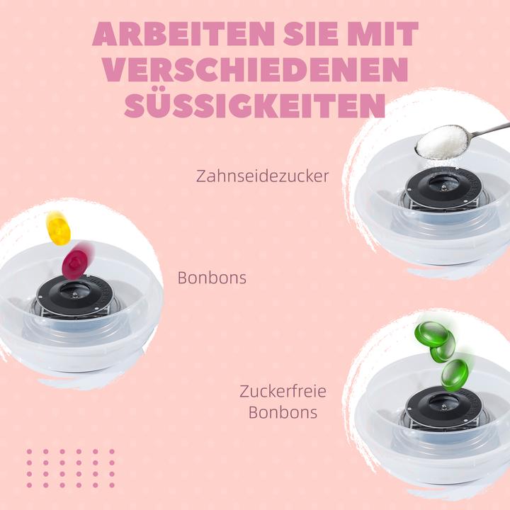 Actual product image Homcom Candyfloss machine