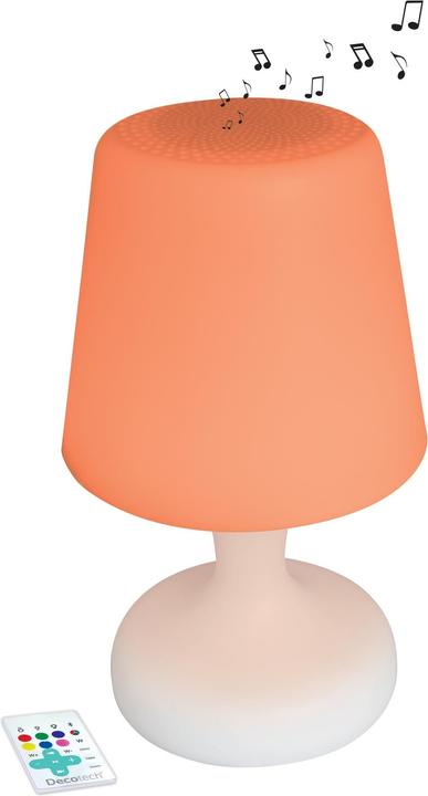 Produktbild Lexibook Bluetooth Lautsprecher wasserdicht in Form einer Tischlampe mit LED Technologie inkl. Fernbedienung