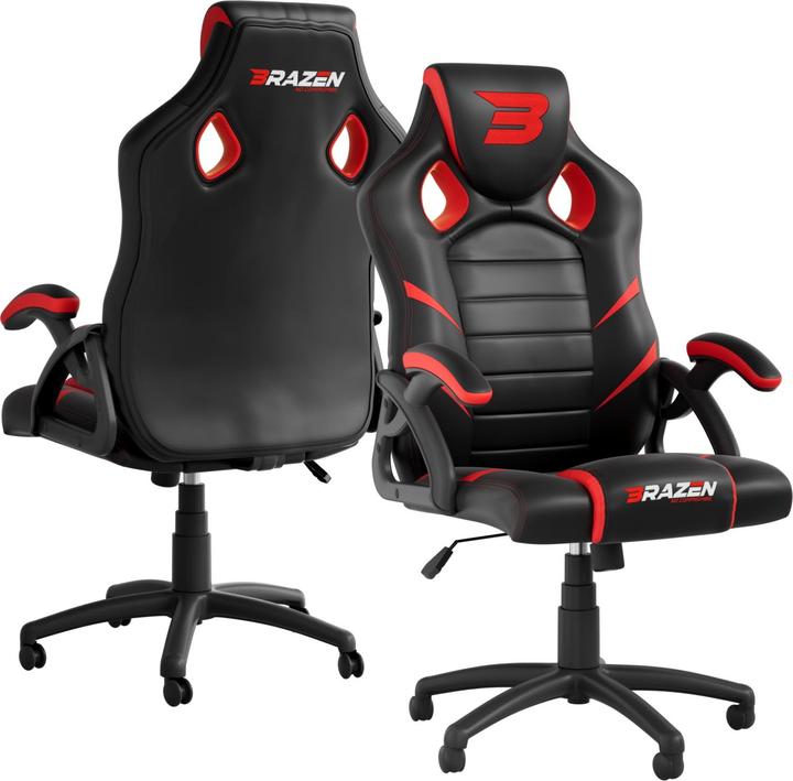 Image du produit Brazen Gaming Chairs Chaise de jeu Puma PC - Rouge