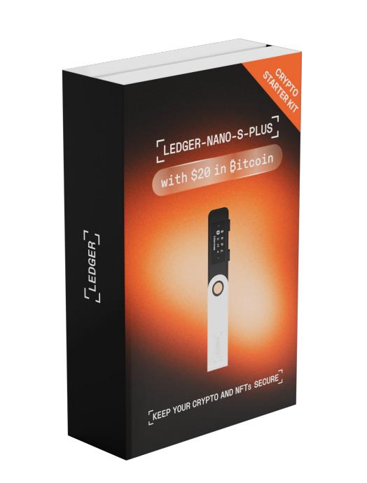 Immagine prodotto Ledger Nano S Plus Nero incl. buono Bitcoin da 20 dollari (Cardano, Bitcoin, Litecoin, Ubiq, Bitcoin Cash, Komodo, Dash, Zcash, Ethereum Classic, Ether, Vertcoin, Stellar, Neo)