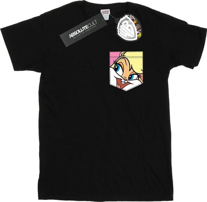 Produktbild Looney Tunes Lola Bunny Face Faux Pocket TShirt (3XL)