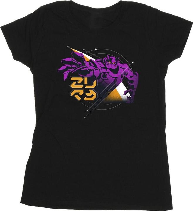 Actual product image Disney Womens/Ladies Lightyear Zurg Space Circle Cotton T-Shirt (M)