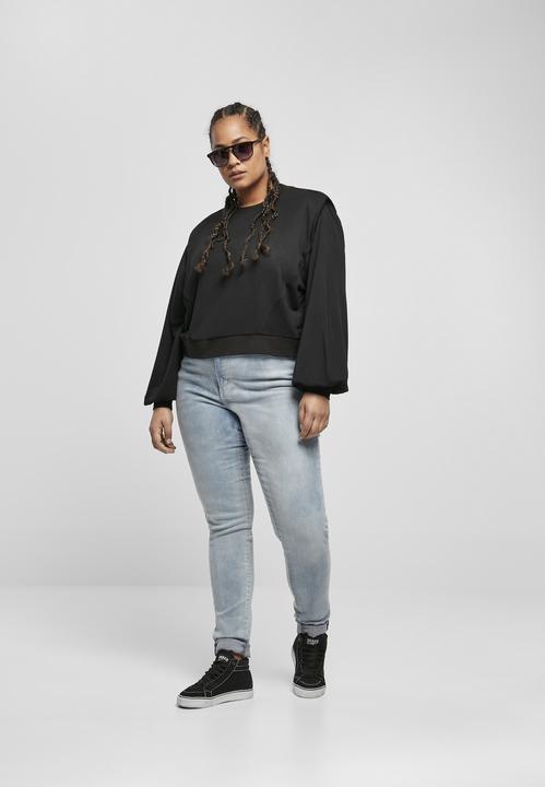 Image du produit Urban Classics Ladies Padded Shoulder Modal Terry Crewneck (XXL)