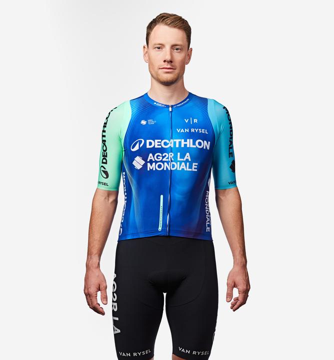 Actual product image Van rysel Road bike jersey RCR PRO official - DECATHLON AG2R La Mondiale (XS)