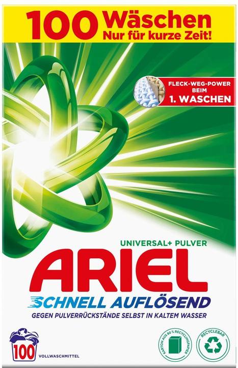 Produktbild Ariel Universal+ (100 Waschgänge, Pulver)