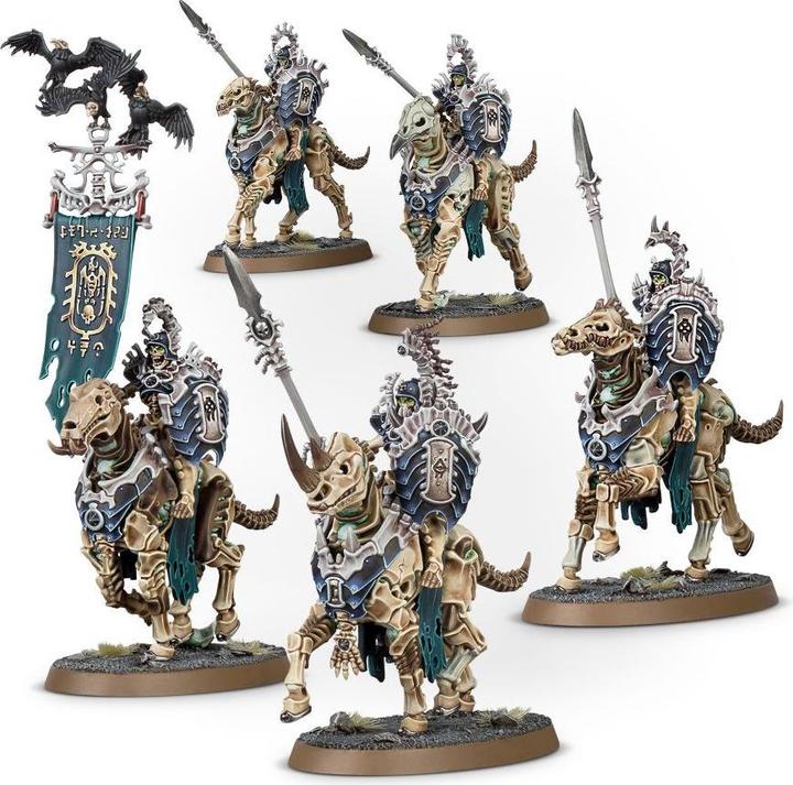 Games Workshop Warhammer Age of Sigmar - Ossiarch B. Kavalos Deathriders (Kunststoff)