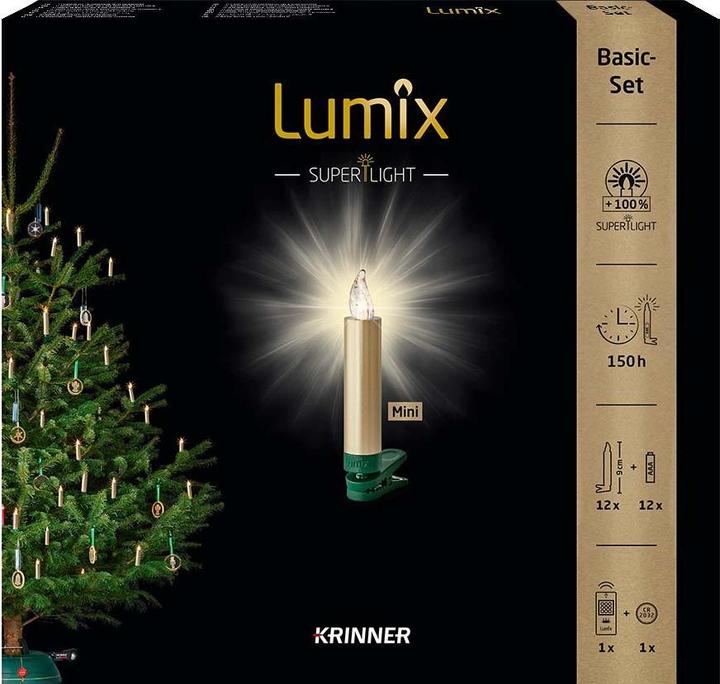 Actual product image Krinner LED Christmas tree candle Superlight Starter Set (12 x)
