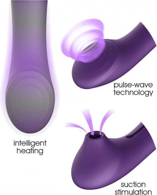 Actual product image Curve Toys Queen G-Spot PulseWave Vibrator