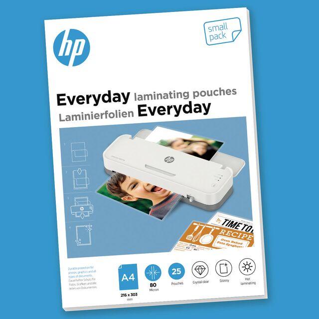Produktbild HP Everyday Laminierfolien (A4, 25 Stück, 80 µm)