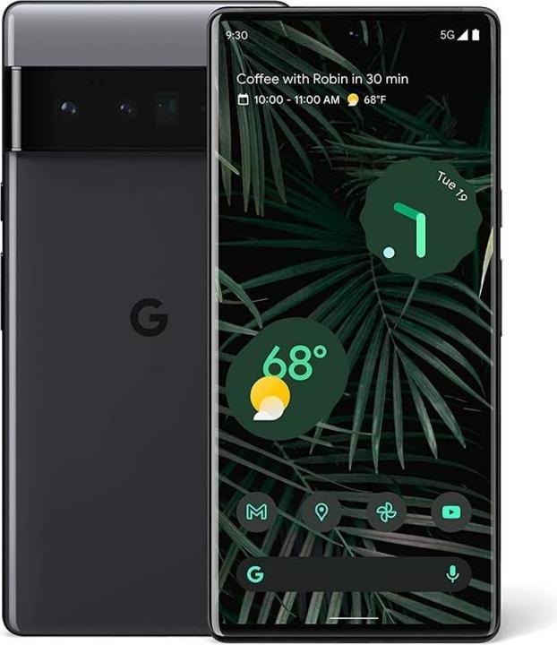 Immagine prodotto Google Pixel 6 (128 GB, Stormy Black, 6.40", SIM + eSIM, 50 Mpx, 5G)