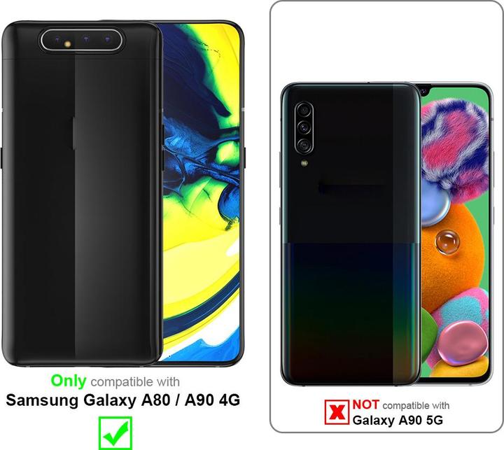 Actual product image Cadorabo Chain case for Samsung Galaxy A80 / A90 4G necklace cover adjustable