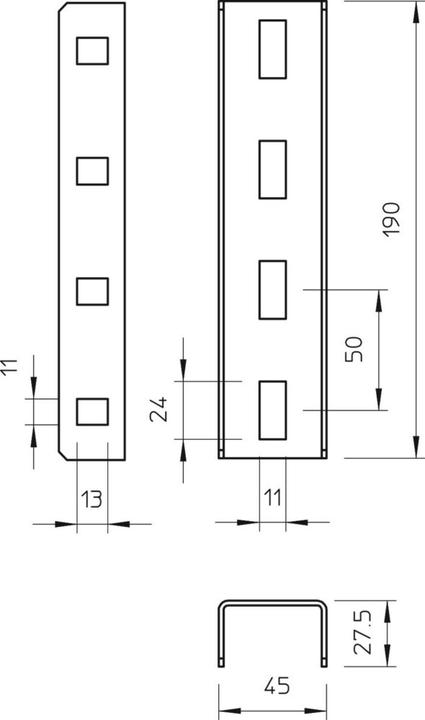 Immagine prodotto OBO Bettermann OBO Connettore a U VUS 3 FT