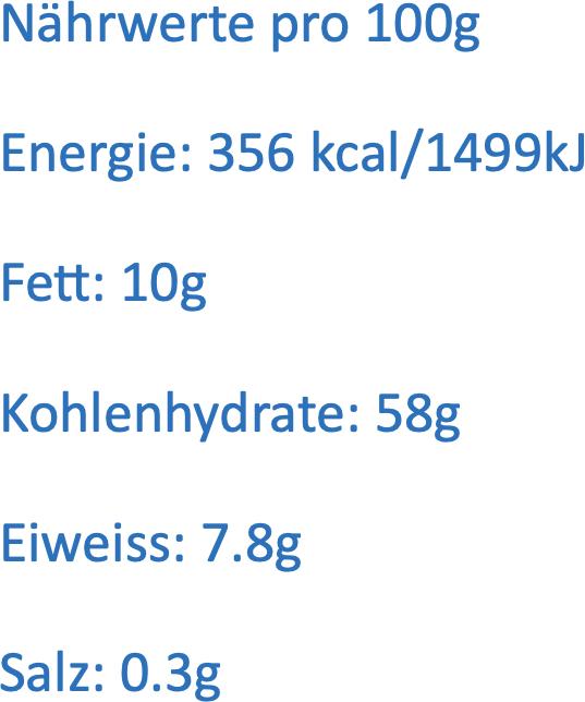 Valori nutrizionali e ingredienti Zimmerli Adaptogene Curcuma in polvere (BIO) (1 Pezzo/i, Polvere, 100 g)