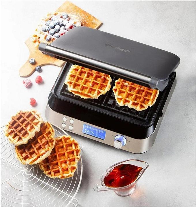 Actual product image Domo Waffle Genius Digital Belgian Waffle Iron