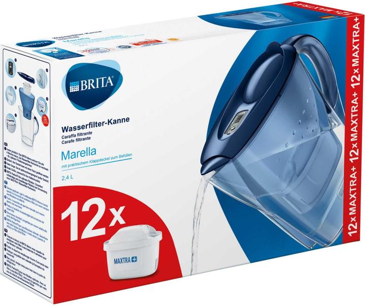 Produktbild Brita Marella + 12 Filterkartuschen (12 x)