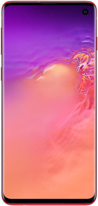Produktbild Samsung Galaxy S10 (128 GB, Cardinal Red, 6.10", Hybrid Dual SIM, 16 Mpx, 4G)
