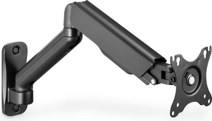 Image du produit Digitus Assmann Support mural électronique pour moniteur à ressort à gaz unique (Mur, 32")