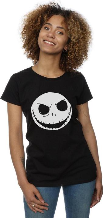 Actual product image Dick Smith Womens/Ladies Jack Skellington Face Cotton T-Shirt (M)