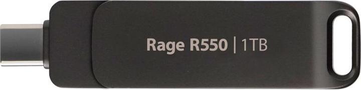 Image du produit Patriot Rage R550 1TB Dual USB A+C Alu 100MBs (1000 Go, USB 3.2)