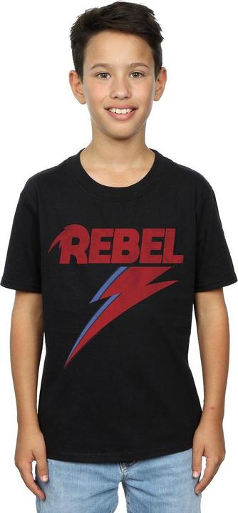 Immagine prodotto David Bowie Distressed Rebel Maglietta Ragazzi (140, 146)