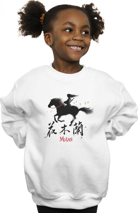 Produktbild Disney Mulan Movie Wind Silhouette Sweatshirt Mädchen (140, 146)